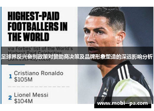 足球界反兴奋剂政策对赞助商决策及品牌形象塑造的深远影响分析