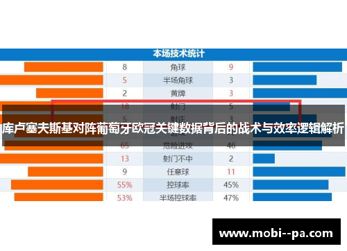 库卢塞夫斯基对阵葡萄牙欧冠关键数据背后的战术与效率逻辑解析