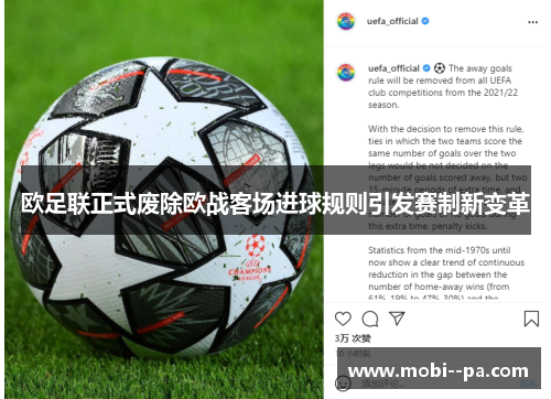 欧足联正式废除欧战客场进球规则引发赛制新变革 欧足联正式废除欧战客场进球规则引发赛制新变革