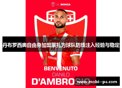 丹布罗西奥自由身加盟蒙扎为球队防线注入经验与稳定