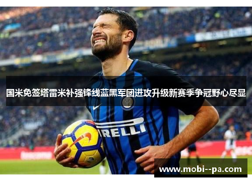 国米免签塔雷米补强锋线蓝黑军团进攻升级新赛季争冠野心尽显 国米免签塔雷米补强锋线蓝黑军团进攻升级新赛季争冠野心尽显